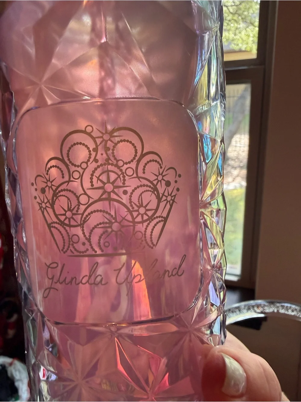 Starbucks iridescent pink